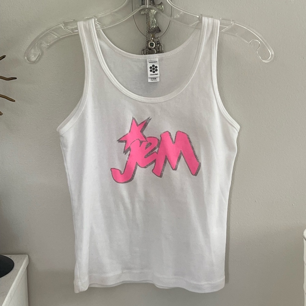 Retro Jem Cropped Tank Top by American Apparel